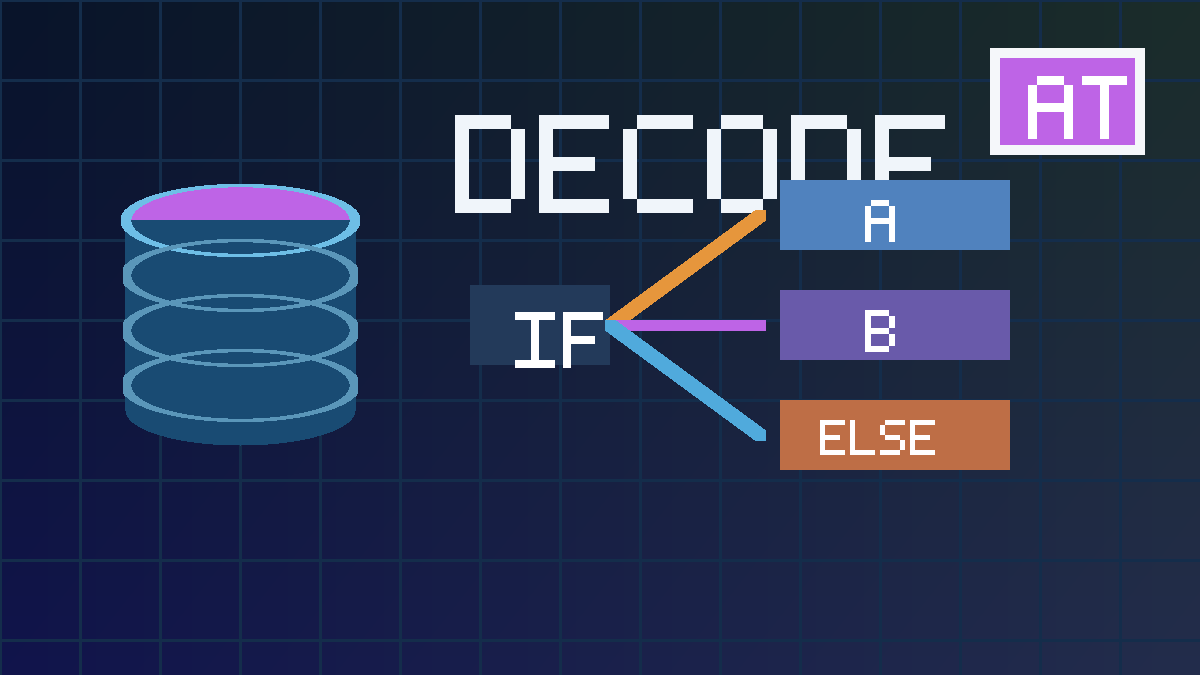La función DECODE de Oracle
