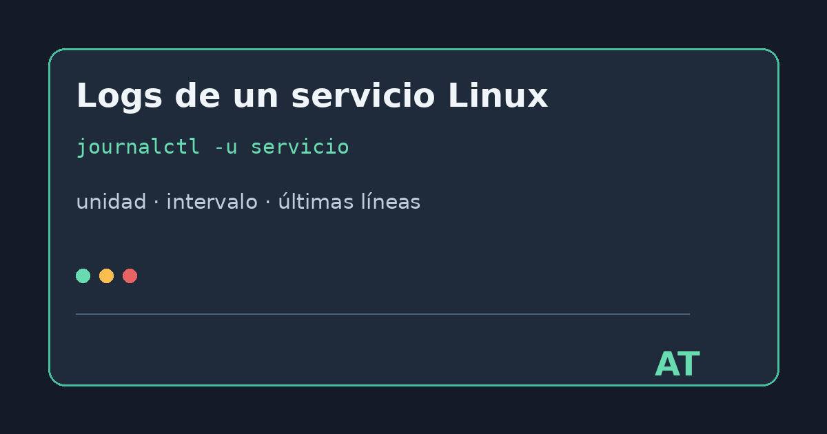 Ver los logs de un servicio en Linux con journalctl